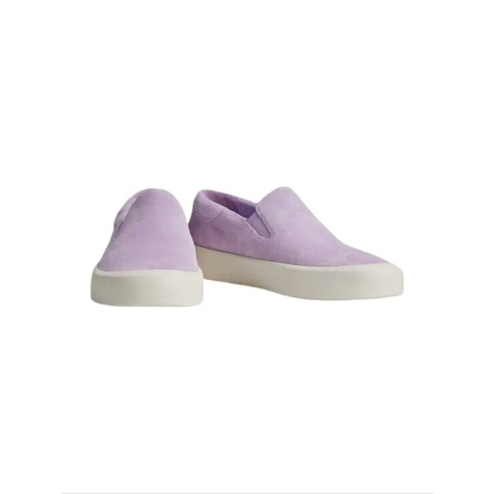 Vince Women's Ginelle Suede Slip-On Sneakers lavender lilac Purple Size 7 New